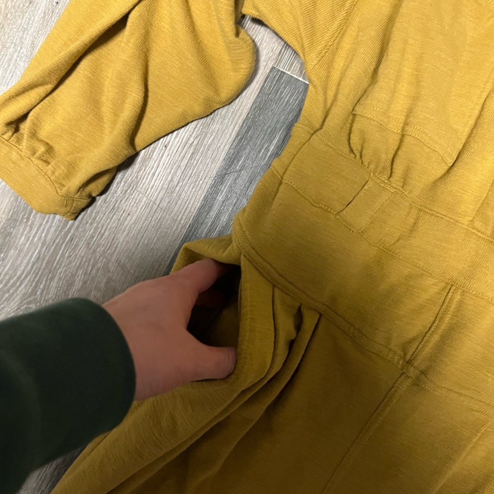 Free People Yellow Jumpsuit - Picture 5 of 7